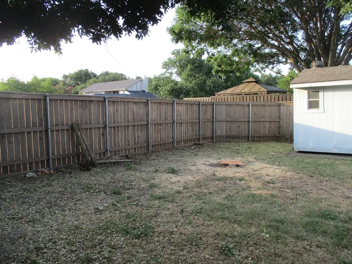 Cleared yard after professional tree removal in Milton Freewater